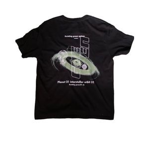 SHEIN black graphic shirt/tee Medium